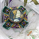 Brooch Order with an angel embroidery. Brooches. vettochka. My Livemaster. Фото №4