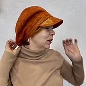 Аксессуары handmade. Livemaster - original item Women`s felted cap. Handmade.