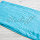 Basic solid turquoise stole made of solid cambric. Wraps. Platkoffcom. Online shopping on My Livemaster.  Фото №2