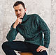 Свитер из твида "Green". Свитеры. Наталия Шептаева. Ярмарка Мастеров.  Фото №6