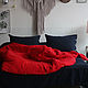 Linen ' Red and Black'. Bedding sets. Mam Decor (  Dmitriy & Irina ). Online shopping on My Livemaster.  Фото №2