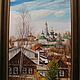 The Trinity-Sergius Lavra. April. 50h70cm, Pictures, Moscow,  Фото №1
