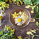 Tea drink flavored Lemon chamomile, 100 gr, Tea and Coffee Sets, Moscow,  Фото №1