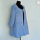 Blue knitted cardigan 'Blue Lagoon'. Cardigans. vyazanaya6tu4ka. Online shopping on My Livemaster.  Фото №2