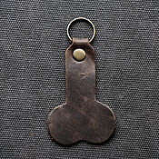Сумки и аксессуары handmade. Livemaster - original item Keychain leather Chelenobereg. Handmade.