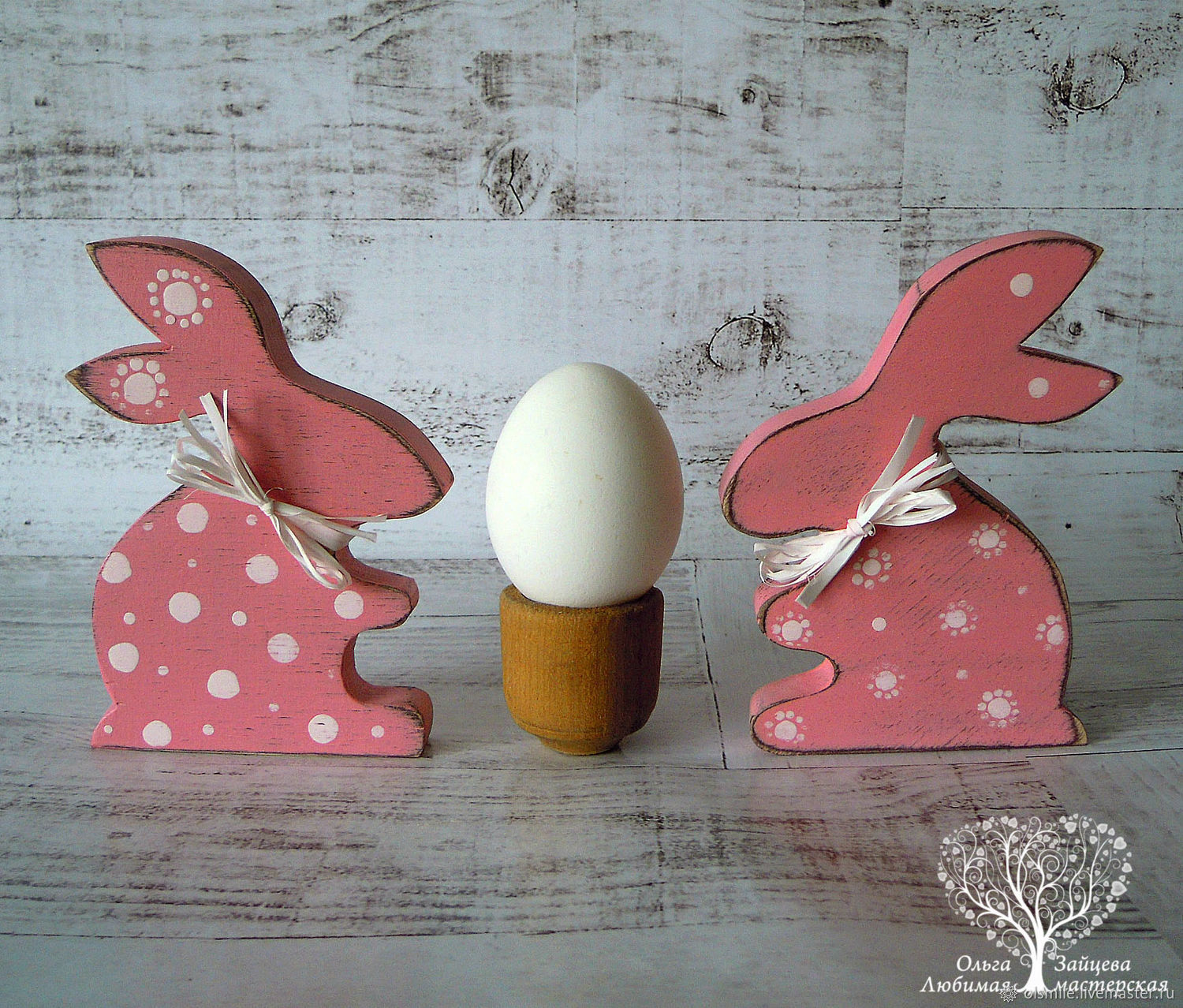 Пасхальный заяц. Из дерева. Заяц. Пасха – купить в интернет-магазине на ...