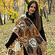 Stole crochet 'Autumn Caprice'. Wraps. Lily Kryuchkova (kruchokk). Online shopping on My Livemaster.  Фото №2