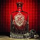 Эксклюзив. Набор для виски с МОНОГРАММОЙ. Графины. Glass-Deco | Gift. Интернет-магазин Ярмарка Мастеров.  Фото №2