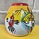 Bombillas and calabashes: Big fish (author's painting). Bombilli and Calabas. Creative workshop Cheerful porcelain. My Livemaster. Фото №4