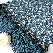 Аксессуары handmade. Livemaster - original item Knit tippet Merino yarn, a Lacy scarf. Handmade.