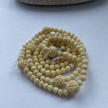Винтаж ручной работы. Ярмарка Мастеров - ручная работа Винтаж: Бусы из кости. Handmade.