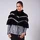 Chaqueta de piel de Visón con la Piel de la Diagonal, Fur Coats, Kirov,  Фото №1