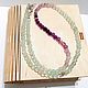 Колье "Омбре" с натуральным Флюоритом. Колье. Gem Jewel. Ярмарка Мастеров.  Фото №4