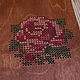 Деревянный блокнот А5 с вышивкой "Роза". Блокноты. Мастерская Красный Мышь. Ярмарка Мастеров.  Фото №4
