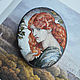  "Proserpine". Брошь-булавка. EmbroideryART (vasilevamaria). Ярмарка Мастеров.  Фото №5