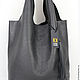Order bag leather shoulder bag black bag string bag shopper t shirt bag. BagsByKaterinaKlestova (kklestova). Livemaster. . Sacks Фото №3