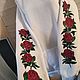 Sweatshirt sweatshirt hoodie with roses on the sleeve hand painted. Mens jumpers. Koler-art handpainted wear. My Livemaster. Фото №4