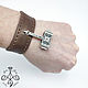 The Hammer of Thor charm bracelet made of silver and genuine leather. Hard bracelet. geliar. My Livemaster. Фото №6