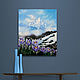 Landscape Painting Winter Wall Art with Snowdrops Flower. Pictures. Art Gallery by Natlya Zhdanova. Online shopping on My Livemaster.  Фото №2