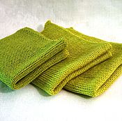 Куклы и игрушки handmade. Livemaster - original item Knitted a blanket for dolls (green, pistachio). Handmade.