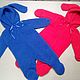 Overalls for children: Knitted Romper. Set for twins, Overall for children, Krasnokamsk,  Фото №1