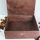 Wine box and memorabilia with lock (time capsule). Chests. Wedding Adventure. Online shopping on My Livemaster.  Фото №2