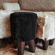 Табурет меховой. Табуреты. Aurora Fluffy Stools. Ярмарка Мастеров.  Фото №6
