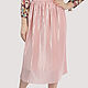Skirt pleated satin powder pink, Skirts, Moscow,  Фото №1