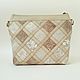 Women's summer bag, beige, patchwork, bag for summer, 323. Classic Bag. a-vesta. My Livemaster. Фото №4