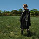 Black Linen Dress «Gothika». Dresses. mongolia. My Livemaster. Фото №6