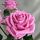 Роза из холодного фарфора, Цветы, Обнинск,  Фото №1