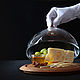 Деревянная сырница со стеклянной крышкой, Блюдо, Самара,  Фото №1