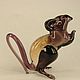 Glass figurine of a young mouse Romeo, Figurines, Moscow,  Фото №1