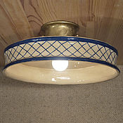Для дома и интерьера handmade. Livemaster - original item Italian retro ceiling wall-mounted light in bathroom. Handmade.