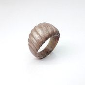 Украшения handmade. Livemaster - original item Ring made of deer antler. Handmade.