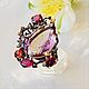 Order 19p Ring with ametrine 33 ct 925 silver buy. luxuryclub. Livemaster. . Rings Фото №3