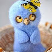 Куклы и игрушки handmade. Livemaster - original item Felted toy owl. Handmade.