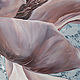 Большая картина маслом цветы магнолия "Нега 2" 60х60 см. Картины. Дизайнерские картины Елены Хухаревой. Ярмарка Мастеров.  Фото №6