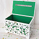 Wedding wooden chest for money (family bank-treasury)). Chests. Wedding Adventure. Online shopping on My Livemaster.  Фото №2