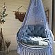 Подвесное кресло. Гамаки. Zavyazka.macrame. Ярмарка Мастеров.  Фото №4
