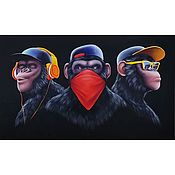 Картины: Три обезьяны