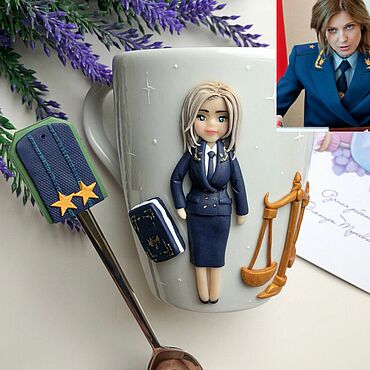 Посуда ручной работы. Ярмарка Мастеров - ручная работа Кружа, как у Поклонской подарок прокурору кружка по фото. Handmade.