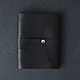Leather notebook with magnetic button genuine leather Crazy Horse, Notebooks, Moscow,  Фото №1