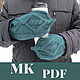 Men's mittens-transformers. Master class on knitting mittens, Knitting patterns, Chernihiv,  Фото №1