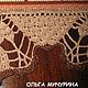 УТРЕННИЙ КОФЕ - салфетки для готсей, сервировки стола (2 шт.). Салфетки. АЖУРНЫЙ СТОЛОВЫЙ ТЕКСТИЛЬ. Ярмарка Мастеров.  Фото №4
