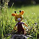 Little giraffe in a jumpsuit crocheted. Stuffed Toys. ChudomagiaArt (denisova-hm). Online shopping on My Livemaster.  Фото №2