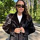 Шуба из темно-коричневой норки. Шубы. Stylish mink. Ярмарка Мастеров.  Фото №10
