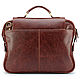 Leather briefcase 'Edgar' (brown antique). Brief case. Russian leather Guild. My Livemaster. Фото №5