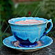 Order Tea pairs: fairy flower. Mila. Livemaster. . Single Tea Sets Фото №3