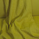 Ткань льняная, с эффектом мятости, цвет: салатовый, Ткани, Санкт-Петербург,  Фото №1